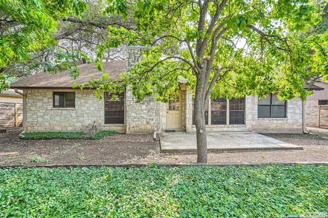 exterior space with a patio