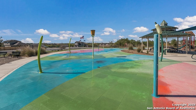 surrounding community with a gazebo