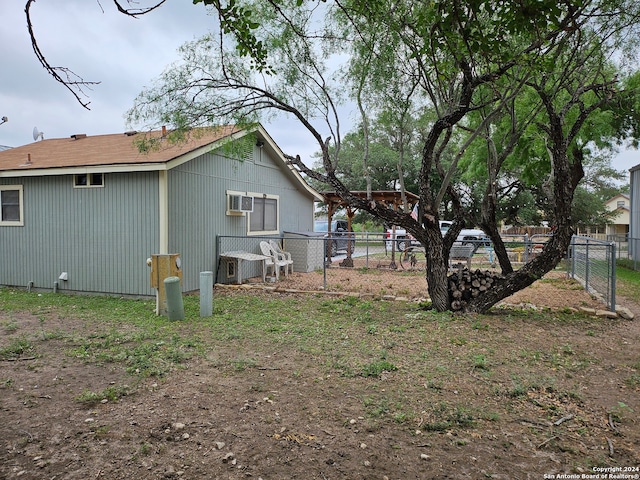 view of back of property