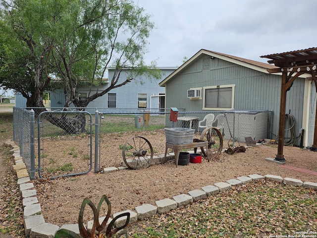 view of back of property