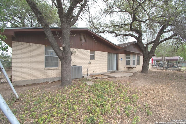 view of back of property