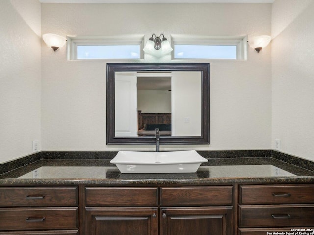 7803 US Highway 181, Falls City, TX 78113 - bathroom with vanity and plenty of natural light