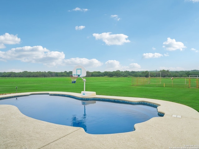 7803 US Highway 181, Falls City, TX 78113 - view of pool featuring a view of rural / pastoral area