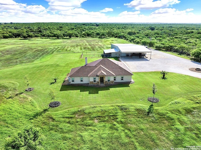 7803 US Highway 181, Falls City, TX 78113 - aerial view of property and surrounding area featuring a forest