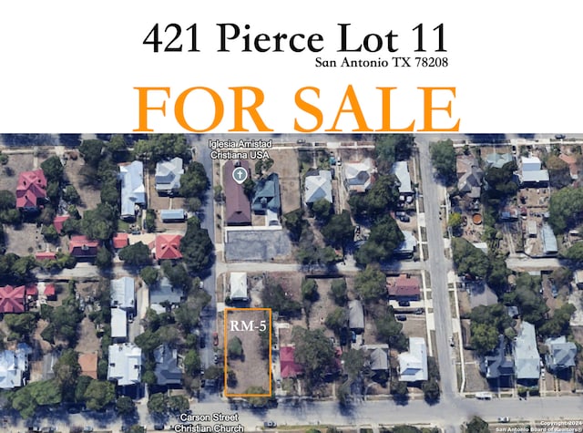 421 Pierce, San Antonio TX, 78208 land for sale