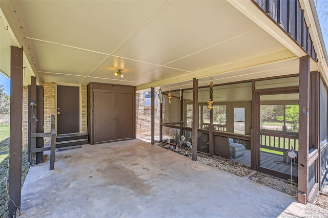 carpeted spare room with ornamental molding