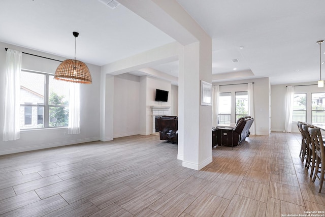 view of unfurnished living room