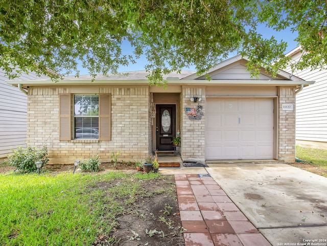 ranch-style house with a garage