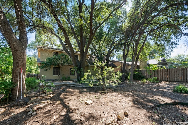 view of back of property