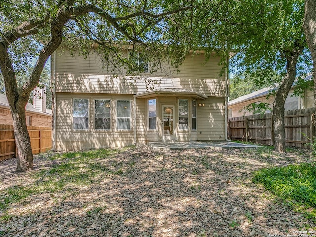 view of rear view of property