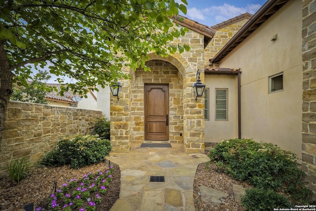 view of entrance to property