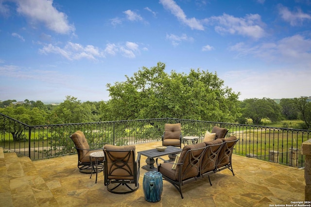 view of patio / terrace with outdoor lounge area