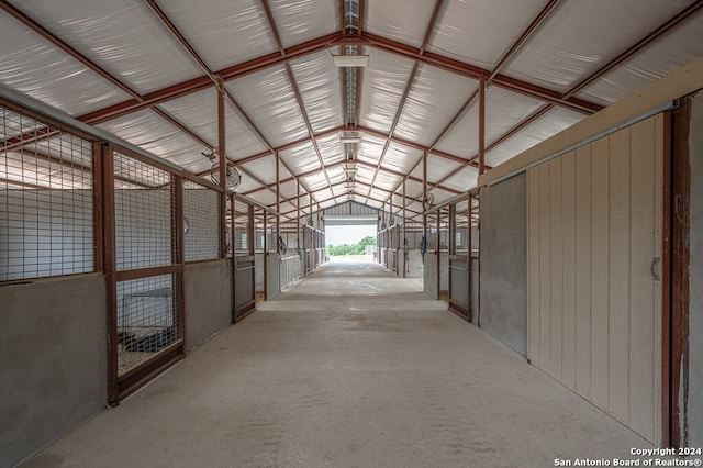 view of stable