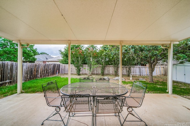 view of patio