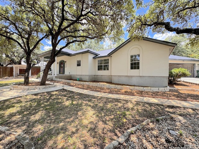 view of side of property