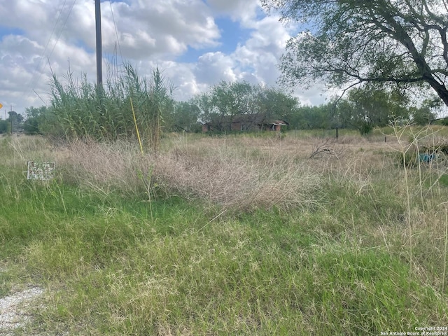 view of landscape featuring a rural view