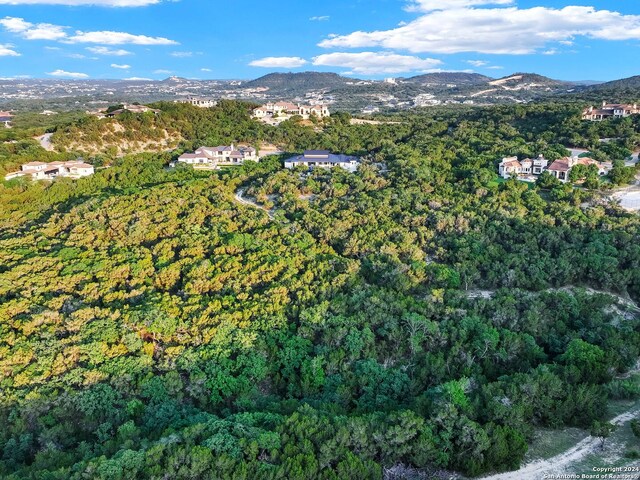 aerial view featuring a mountain view