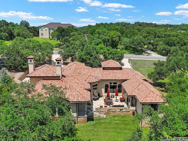 view of aerial view