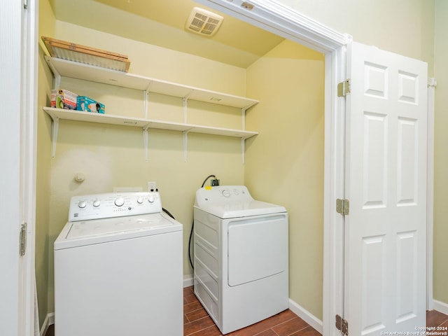 laundry room featuring washer and dryer and hookup for an electric dryer