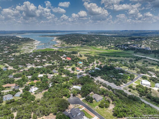 120 Sierra Way, Canyon Lake, TX 78133 - birds eye view of property with a water view
