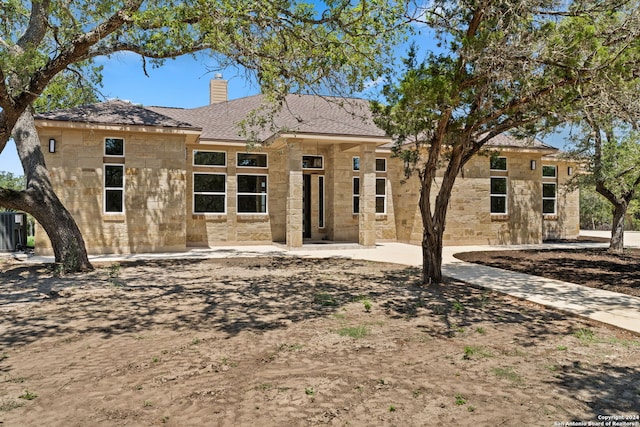 view of rear view of property