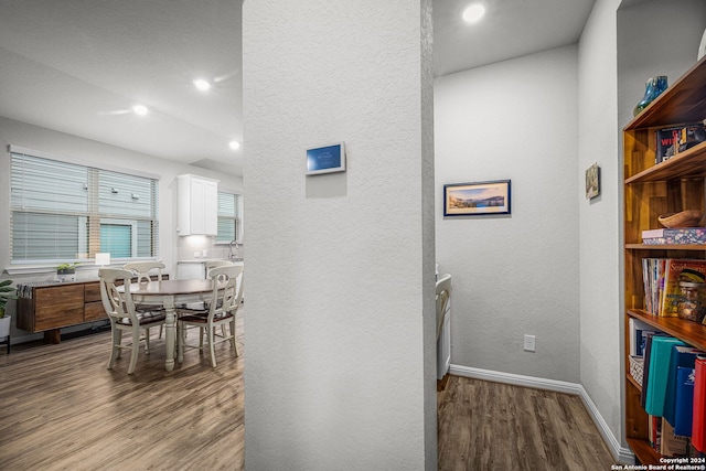 dining room featuring light hardwood / wood-style flooring