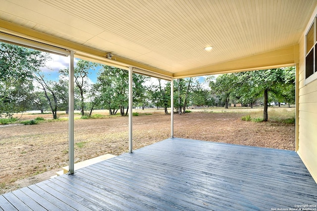 view of deck