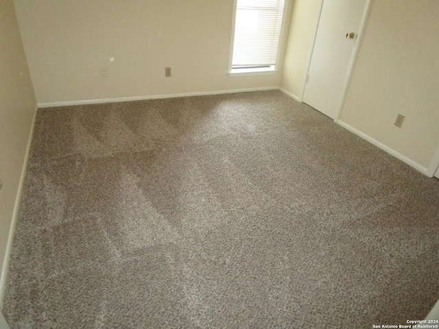 unfurnished bedroom featuring carpet flooring