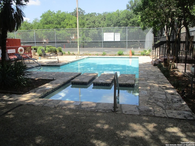 view of pool