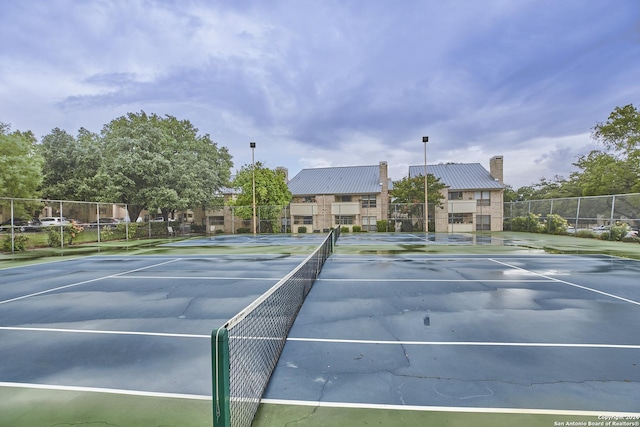 view of sport court