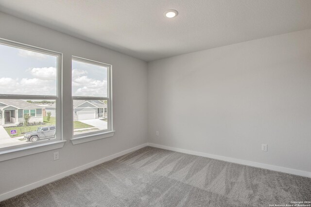 spare room featuring carpet floors