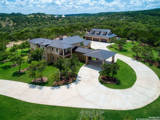 view of birds eye view of property