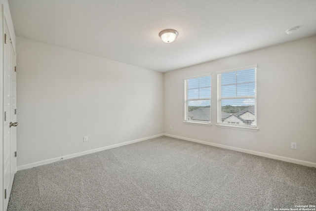 spare room with carpet floors