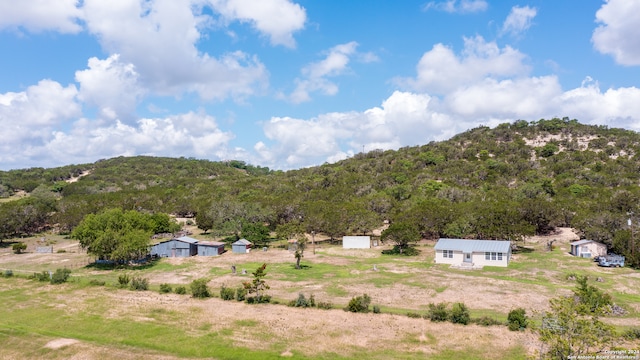 mountain view with a rural view