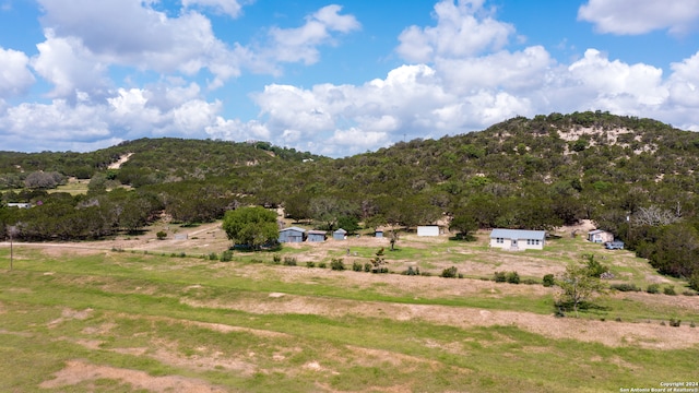 property view of mountains featuring a rural view