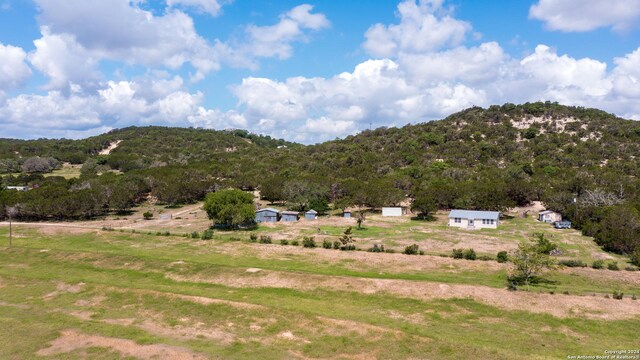 mountain view with a rural view