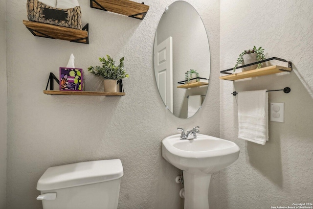 bathroom with toilet