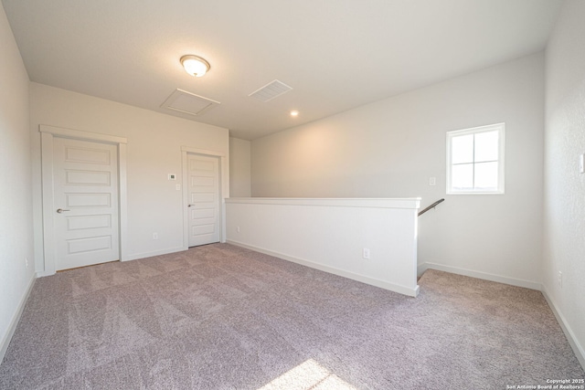 10286 Bartenheim Dr, Schertz, TX 78154 - unfurnished bedroom featuring carpet flooring, attic access, and baseboards