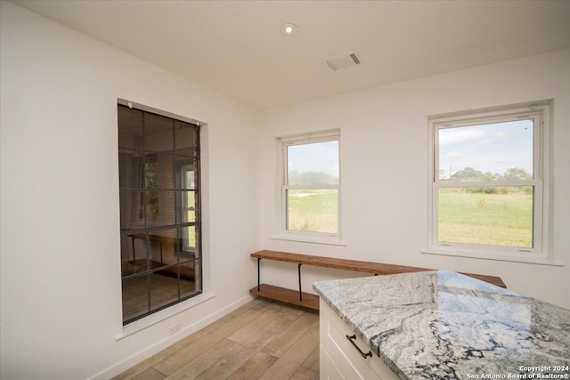 interior space featuring hardwood / wood-style flooring