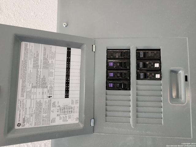 utility room with electric panel