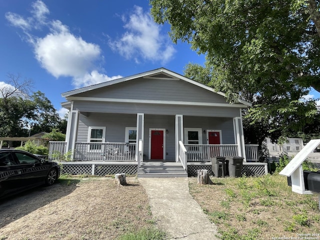 view of bungalow-style house