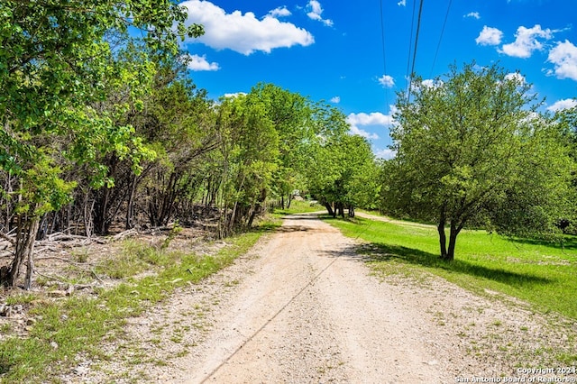 view of road