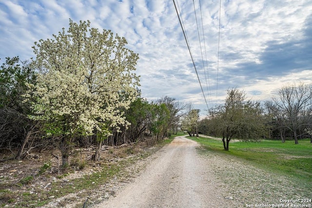 view of road