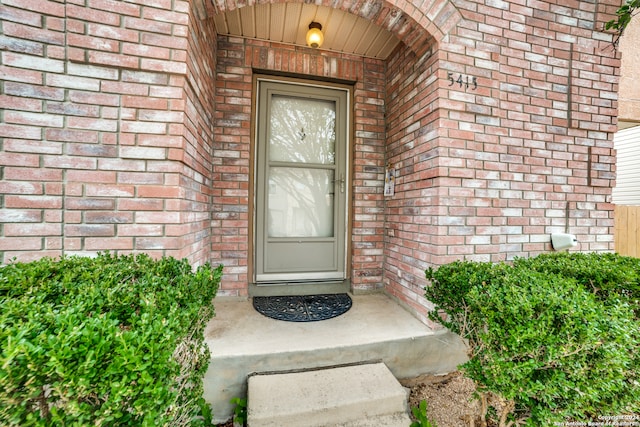 view of property entrance