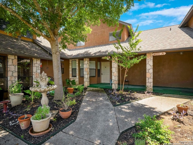 view of front of home