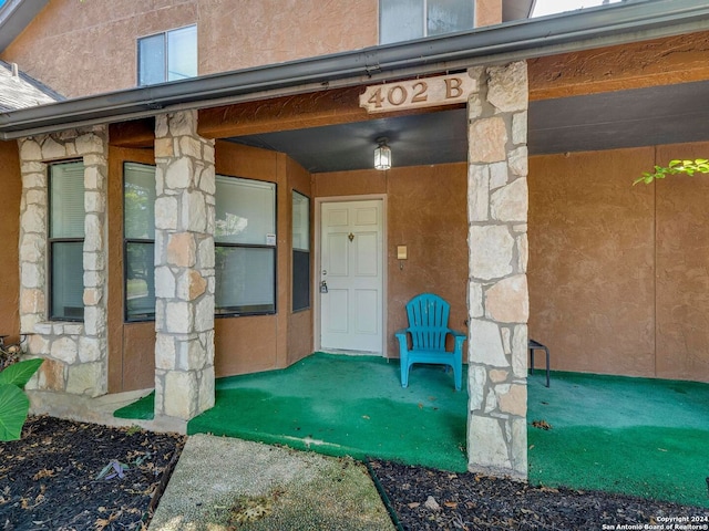 view of entrance to property