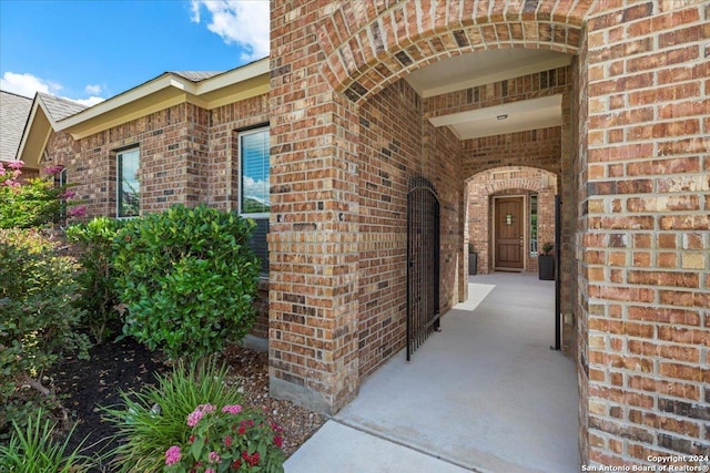 view of property entrance