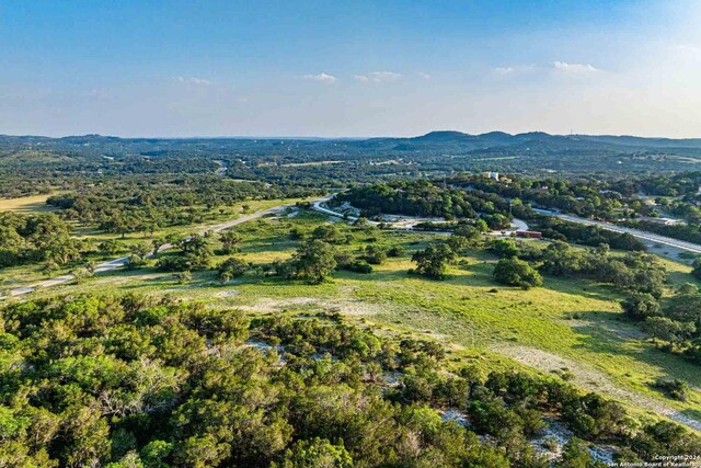 aerial view featuring a mountain view