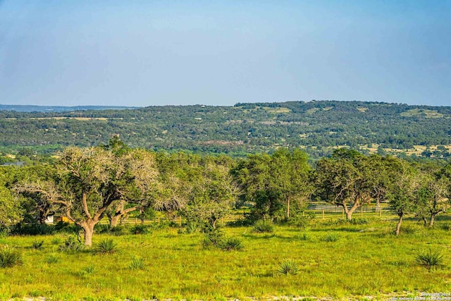 view of mountain feature featuring a rural view