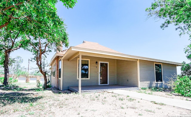 view of front of home